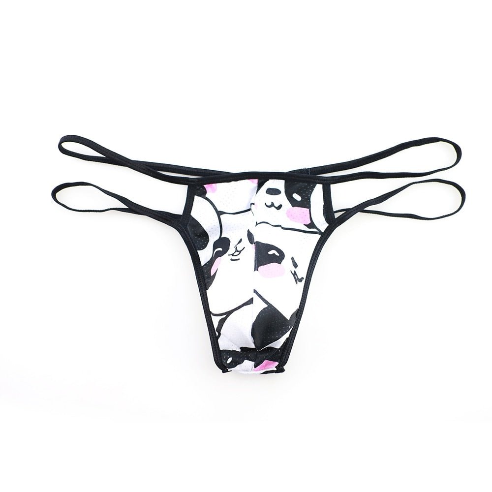 Patterned No Show Thong | dmunderwear variant image