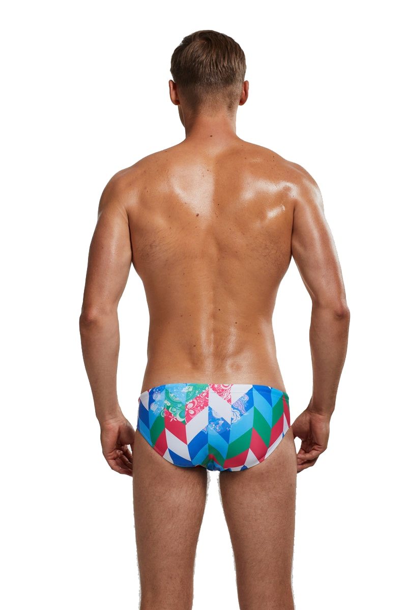 Patterned Swim Briefs (Lots of Styles to Choose) | dmunderwear detail image 3
