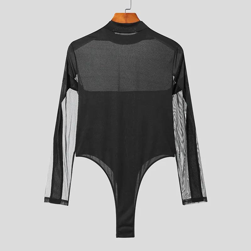 ORVLS Pec Peek Mesh Body Suit | dmunderwear product image 6
