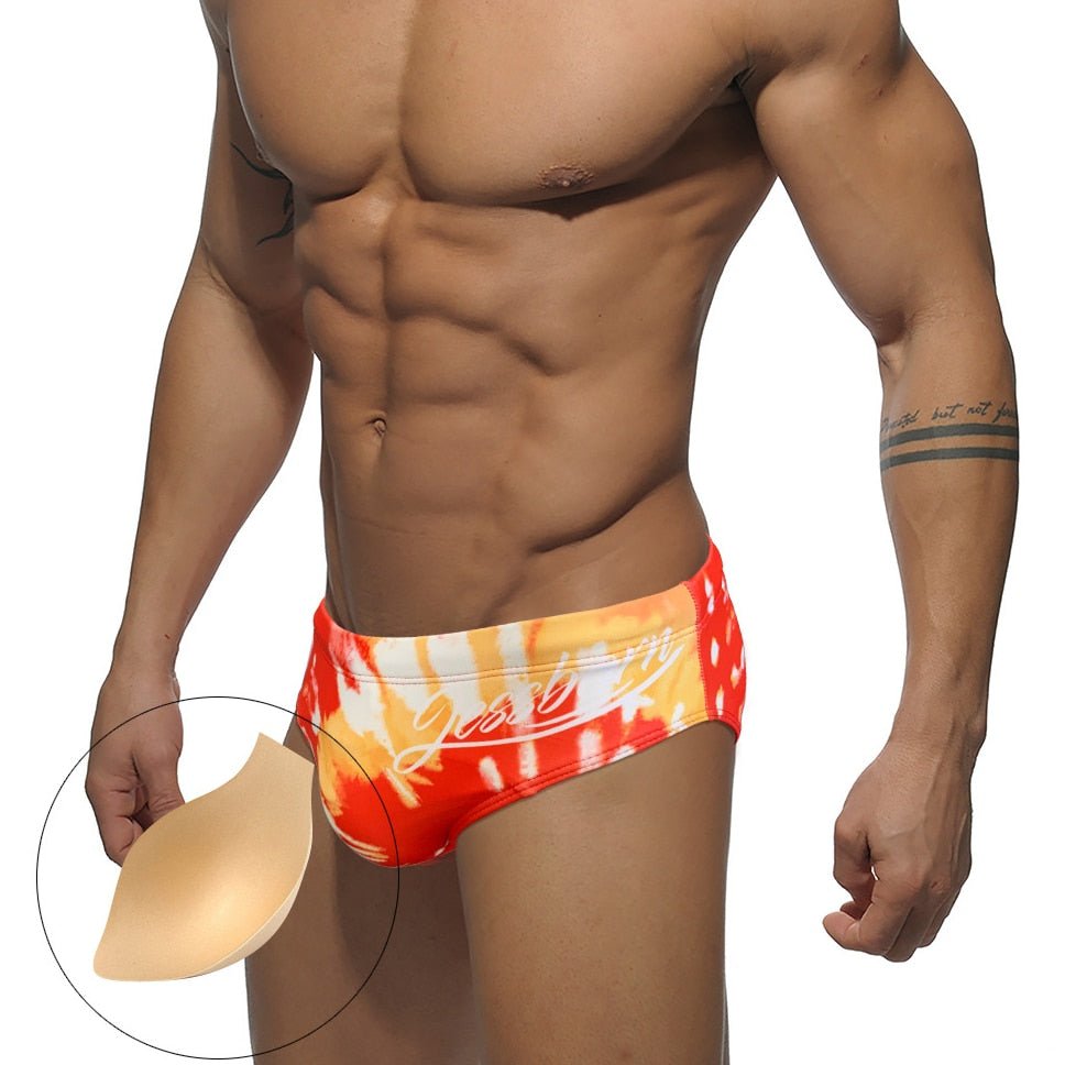 Phoenix Fire Swim Briefs | dmunderwear detail image 5