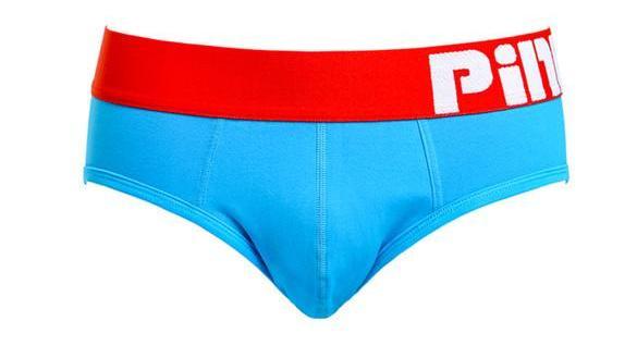 Pink Hero Bold Band Briefs | dmunderwear detail image 16