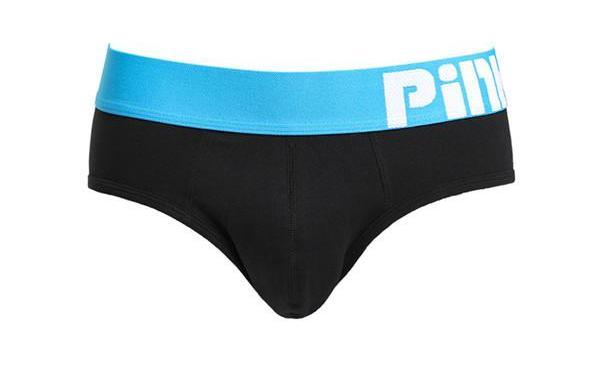 Pink Hero Bold Band Briefs | dmunderwear detail image 3