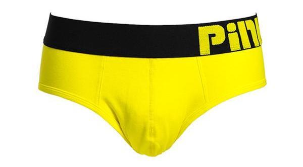 Pink Hero Bold Band Briefs | dmunderwear detail image 8