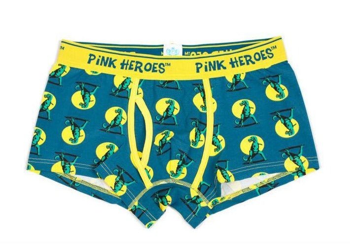 Pink Hero Infographic Boxer Briefs | dmunderwear detail image 12
