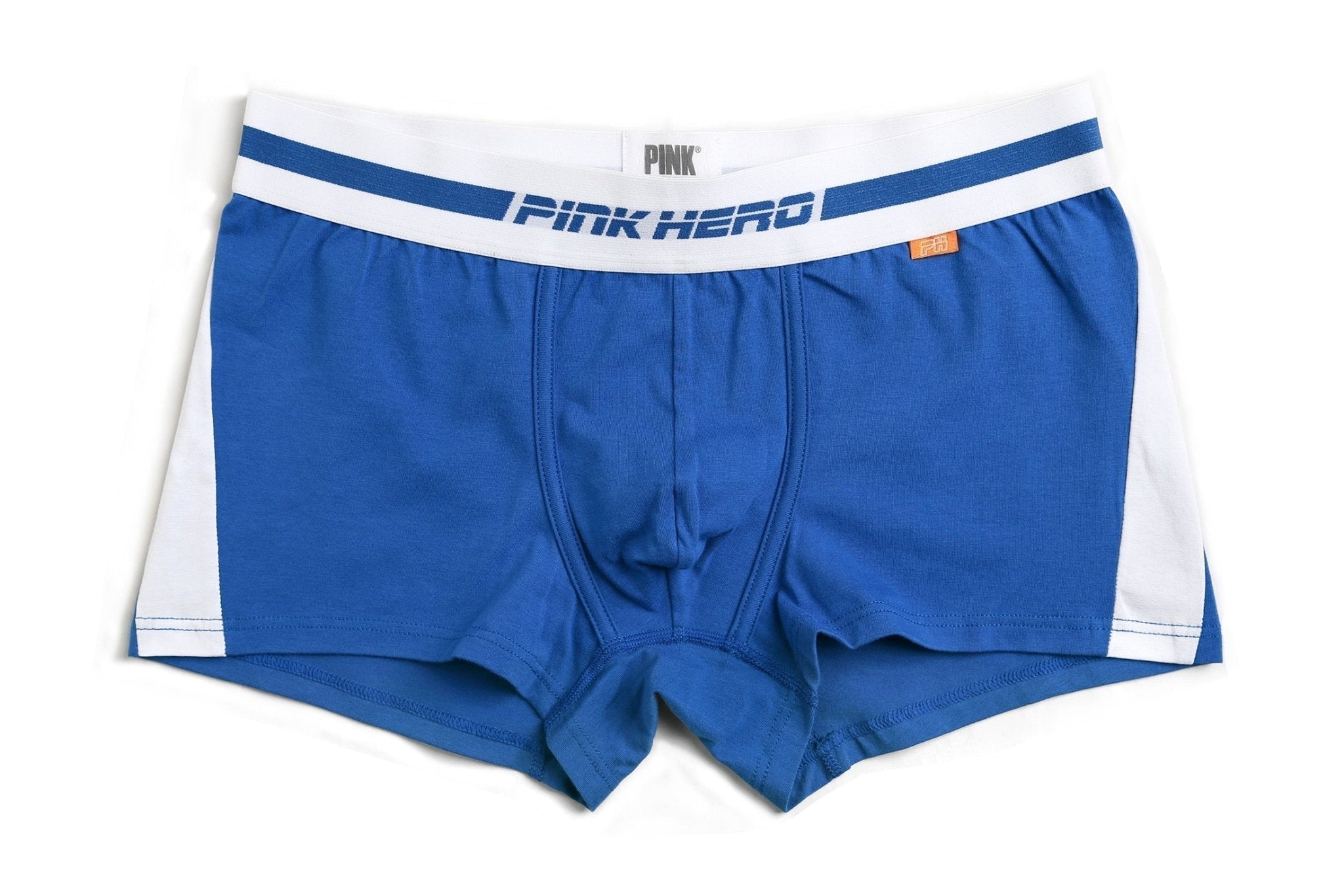 Pink Hero Solid Stripe Boxer Briefs | dmunderwear detail image 6