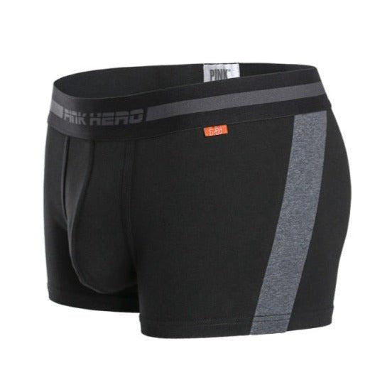 Pink Hero Solid Stripe Boxer Briefs | dmunderwear detail image 7