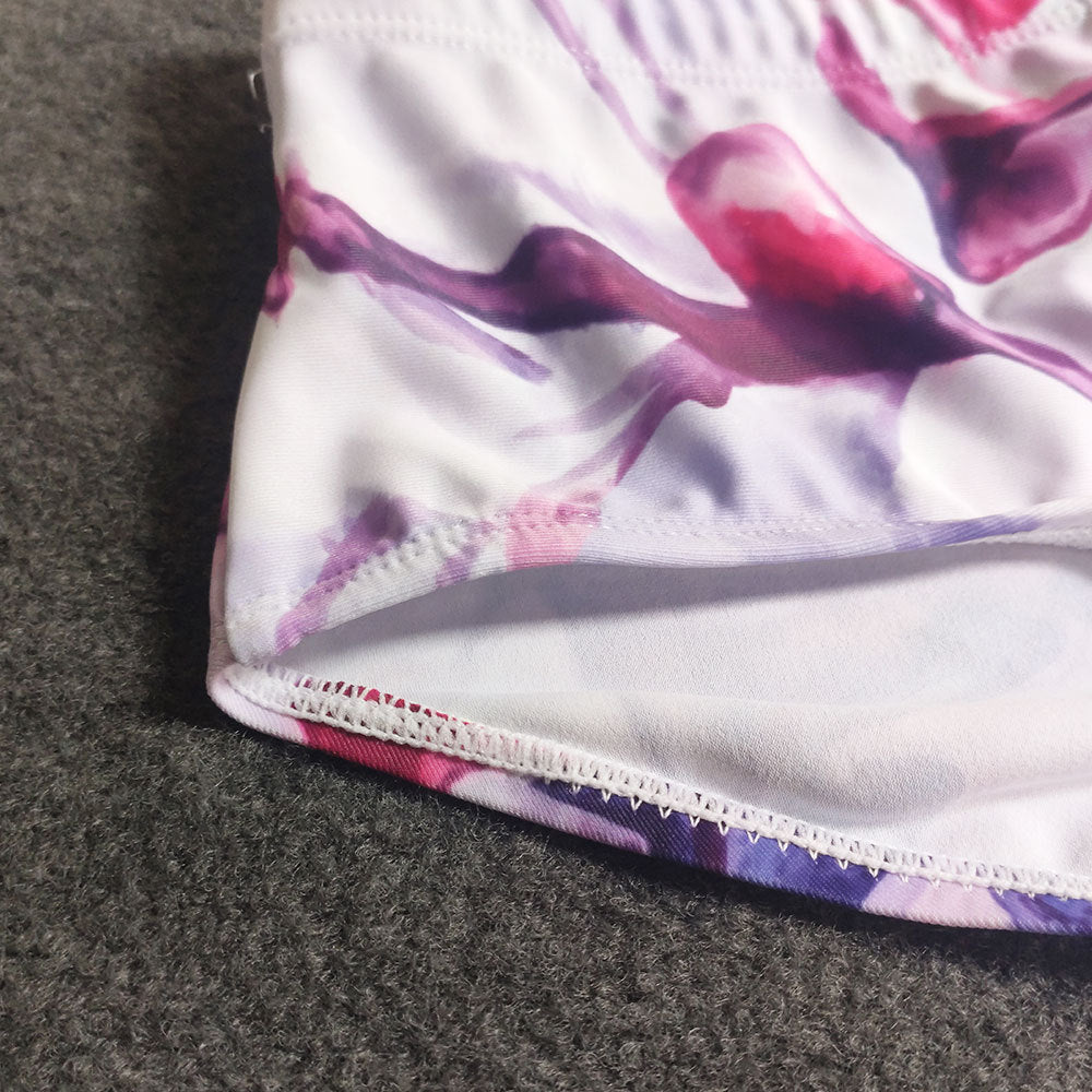 Pink Splatter Swim Briefs | dmunderwear detail image 5