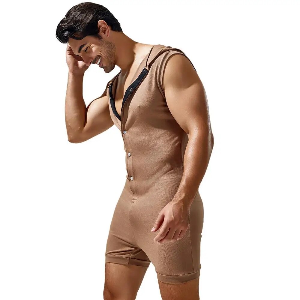 PJ Hooded Onesie | dmunderwear detail image 10