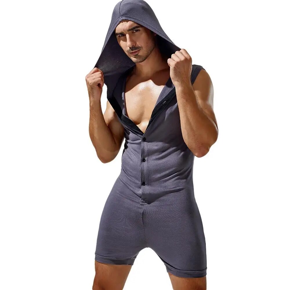 PJ Hooded Onesie | dmunderwear detail image 12