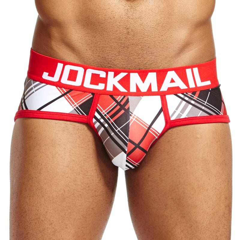 Plaid Graphic Briefs | dmunderwear detail image 3
