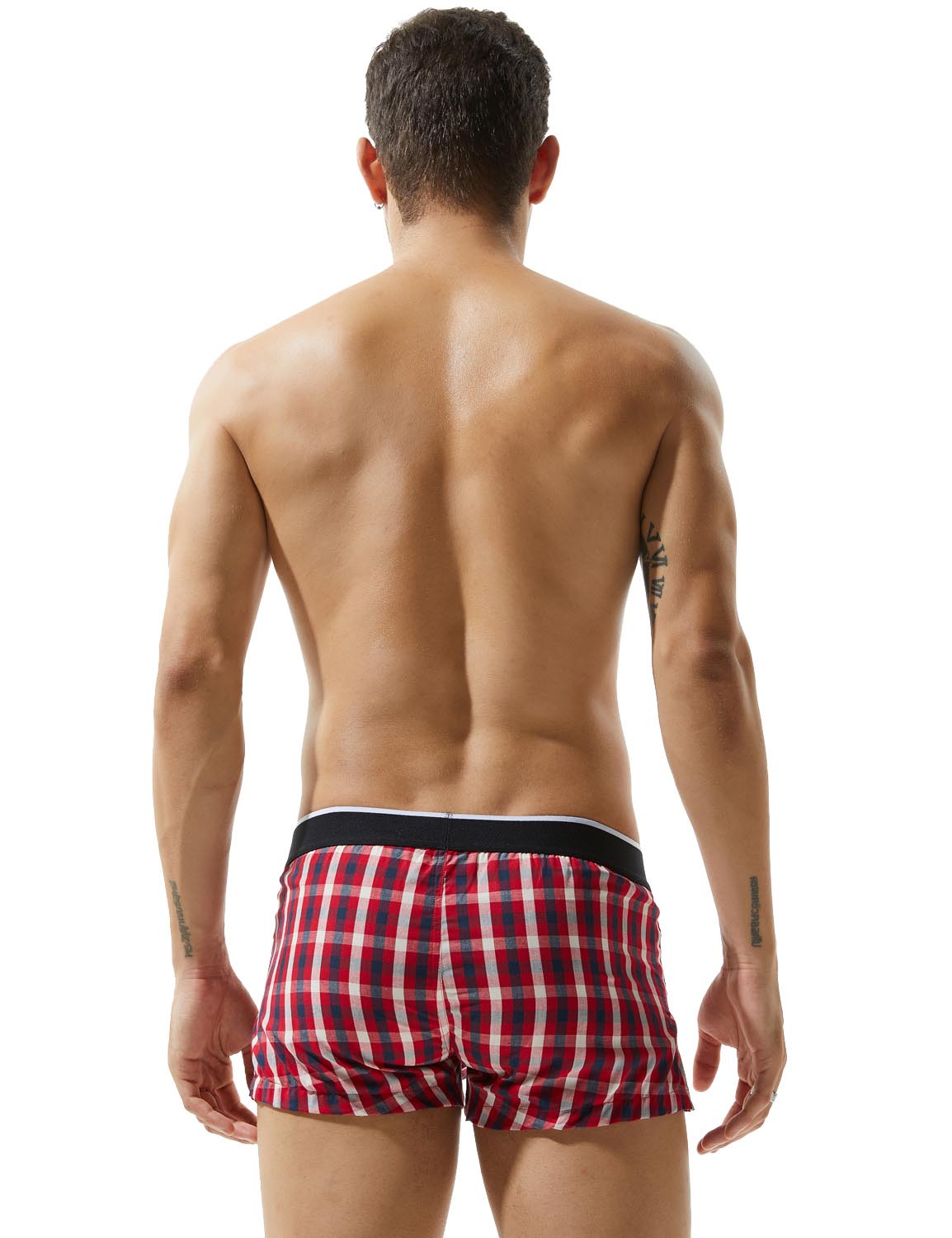 Plaid Low Rise Trunks 70505 | dmunderwear detail image 7