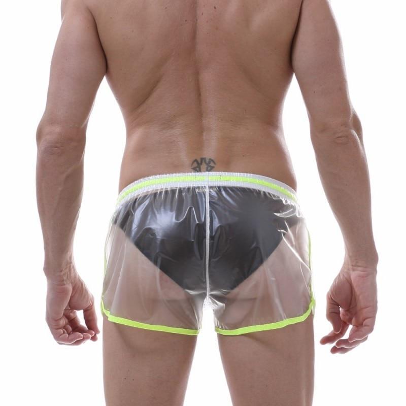 ORVLS Plastic See-through Shorts | dmunderwear detail image 2