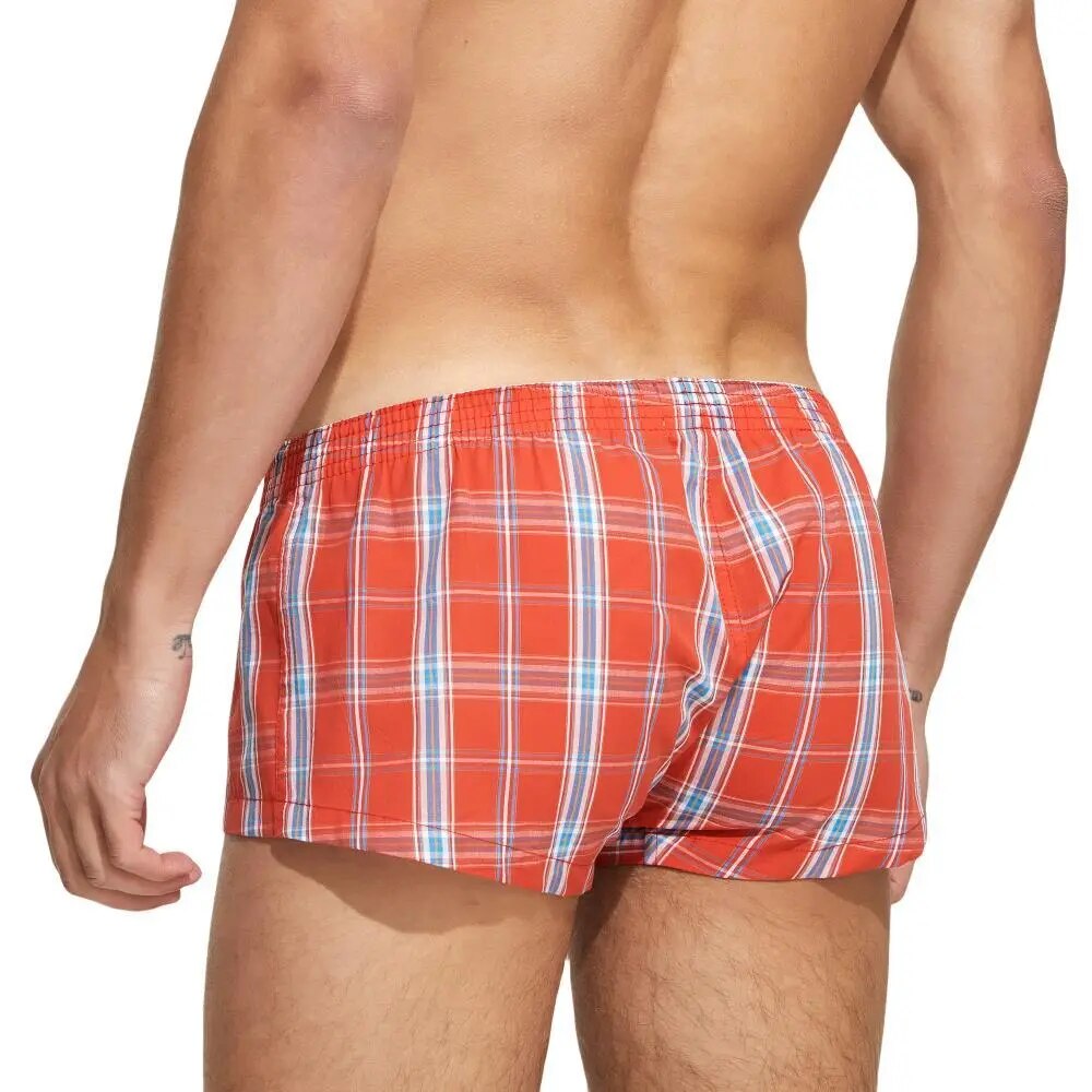 Pouched Plaid Boxers | dmunderwear detail image 10
