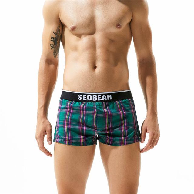 Inner-Pouch Plaid Boxers | dmunderwear detail image 10