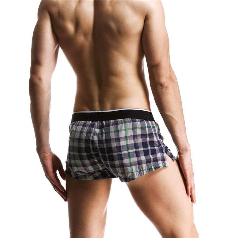 Inner-Pouch Plaid Boxers | dmunderwear detail image 11