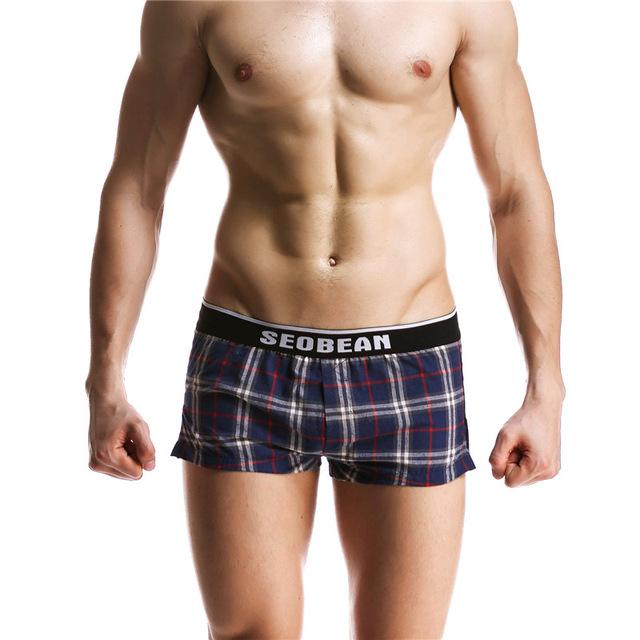Inner-Pouch Plaid Boxers | dmunderwear variant image