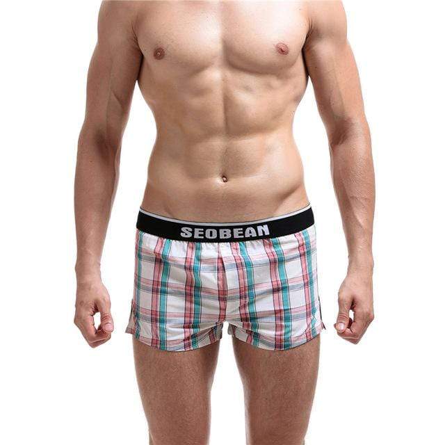 Inner-Pouch Plaid Boxers | dmunderwear detail image 6