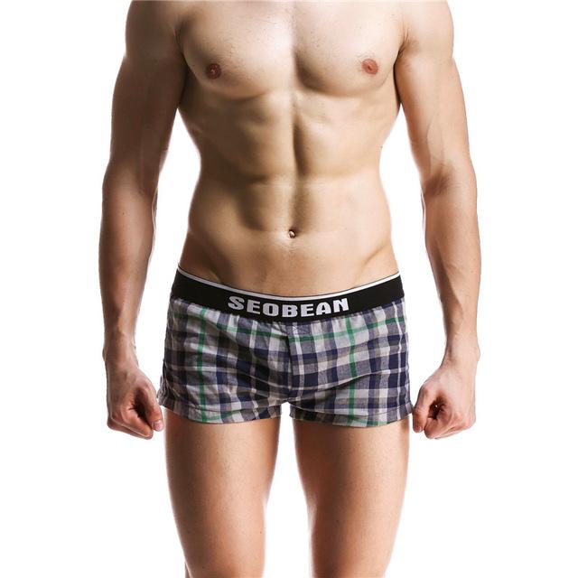 Inner-Pouch Plaid Boxers | dmunderwear detail image 7