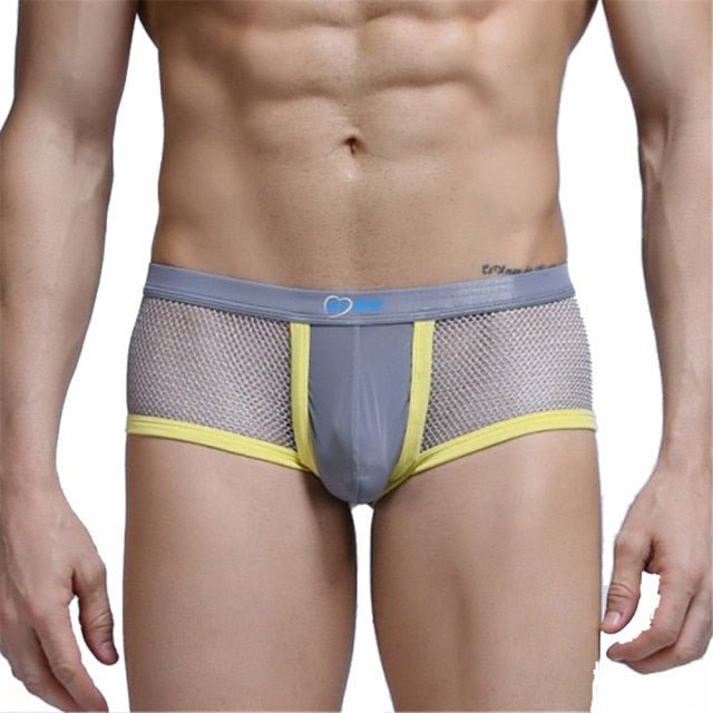 Racing Stripe Mesh Tanktop + Boxer Briefs | dmunderwear detail image 9
