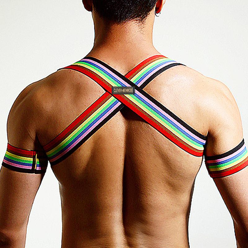 Rainbow Backpack + Arm Harness | dmunderwear detail image 3