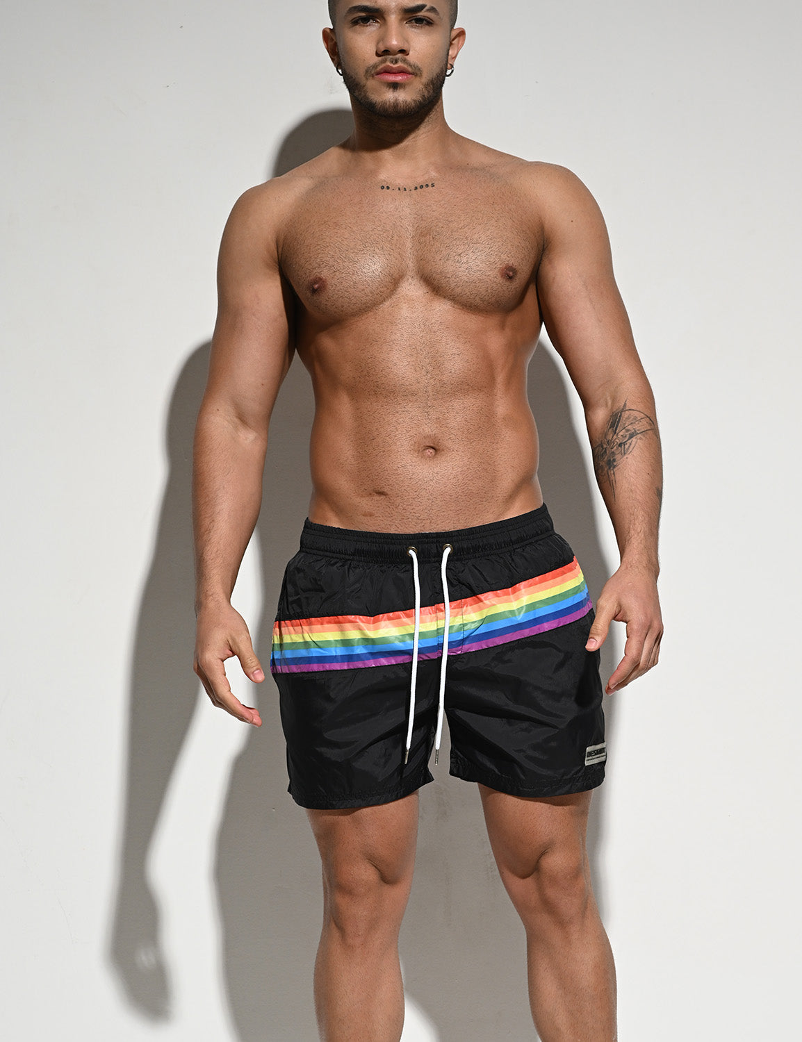 Rainbow Swim Shorts S710 | dmunderwear detail image 12