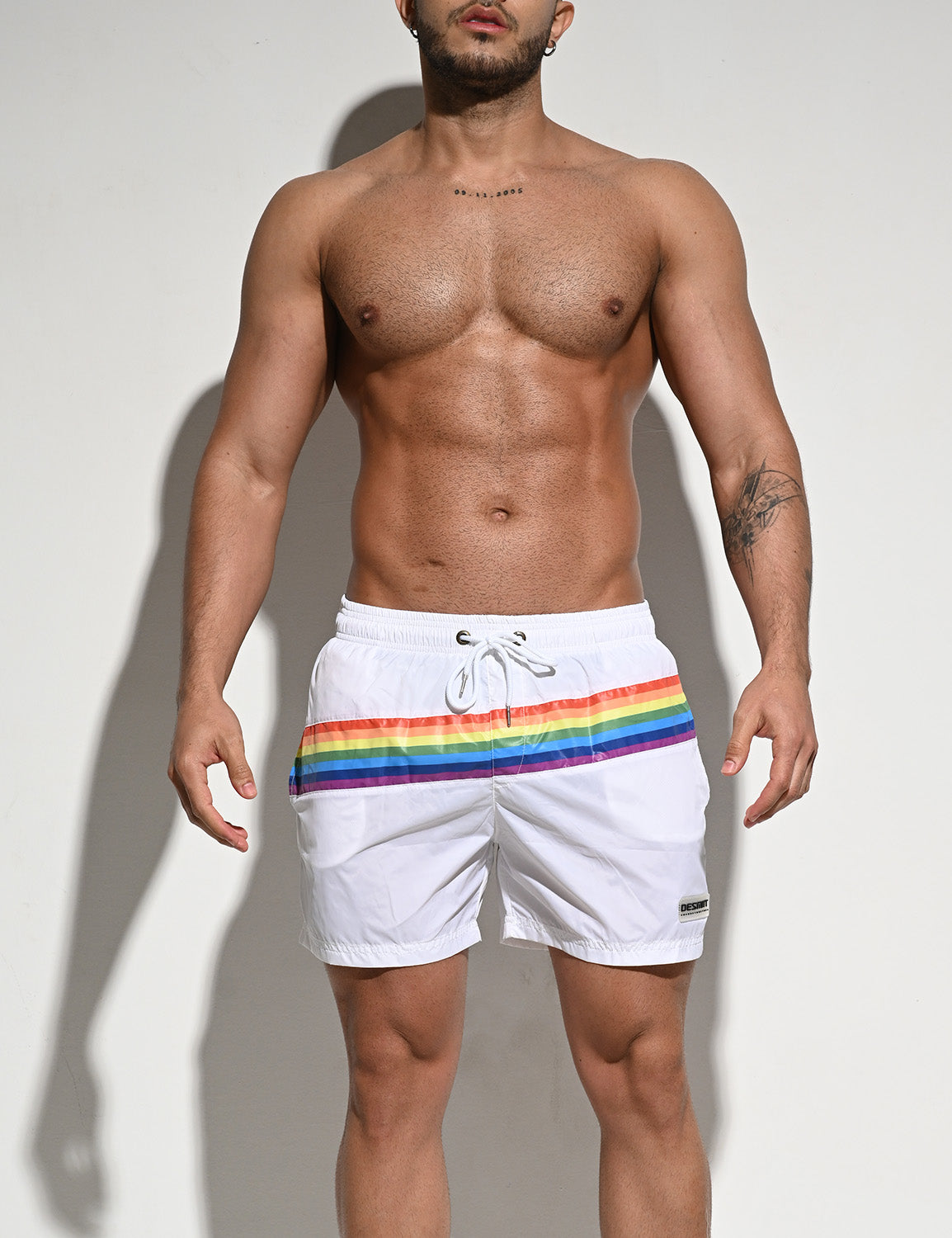 Rainbow Swim Shorts S710 | dmunderwear detail image 6