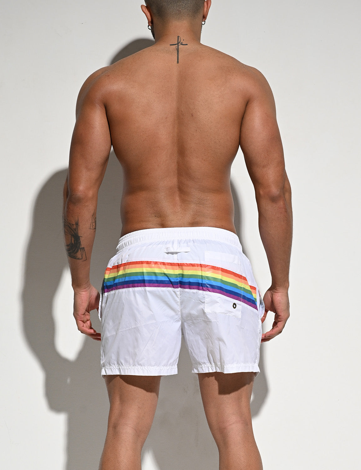 Rainbow Swim Shorts S710 | dmunderwear detail image 7