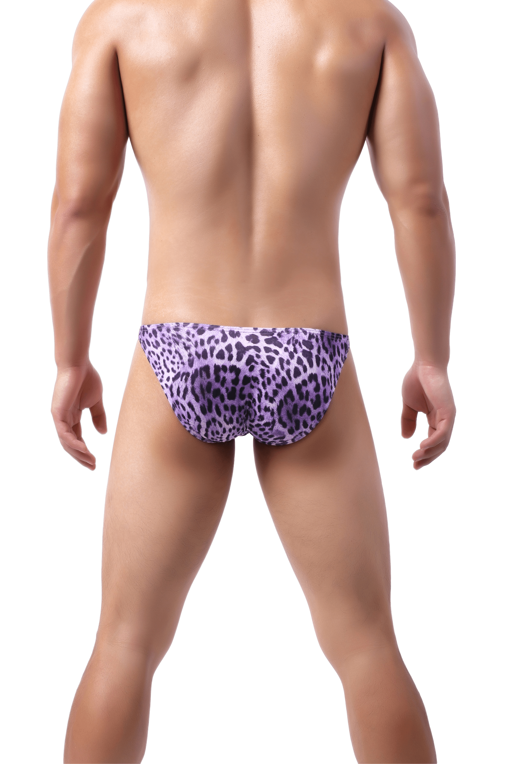 Rainbow Leopard Bikini Briefs | dmunderwear detail image 8
