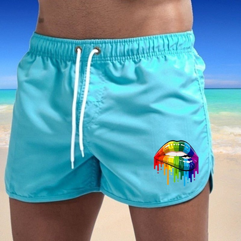 ORVLS Rainbow Lips Board Shorts | dmunderwear variant image