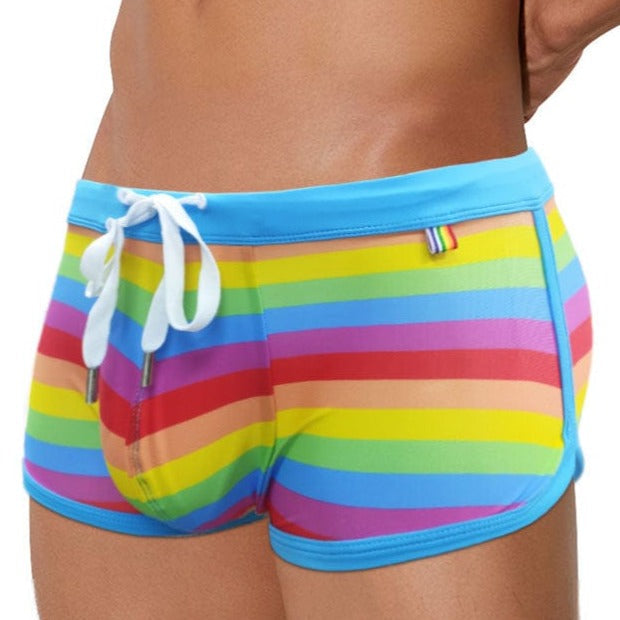 Rainbow Swim Trunks | dmunderwear