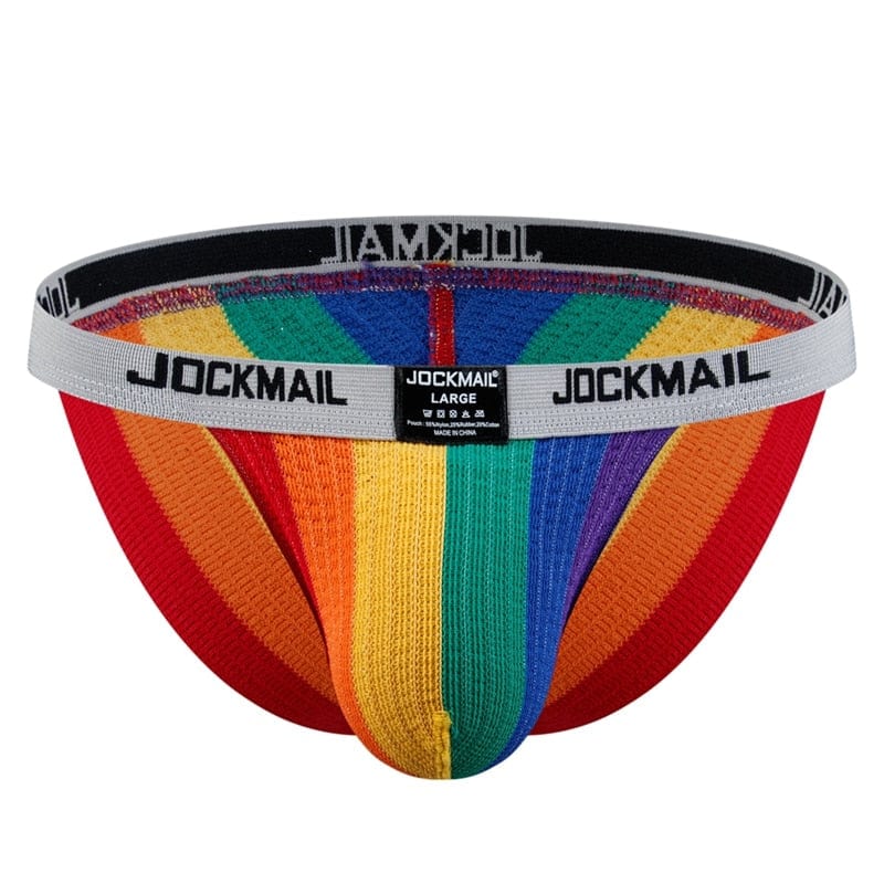 Rainbow Tanga Briefs | dmunderwear
