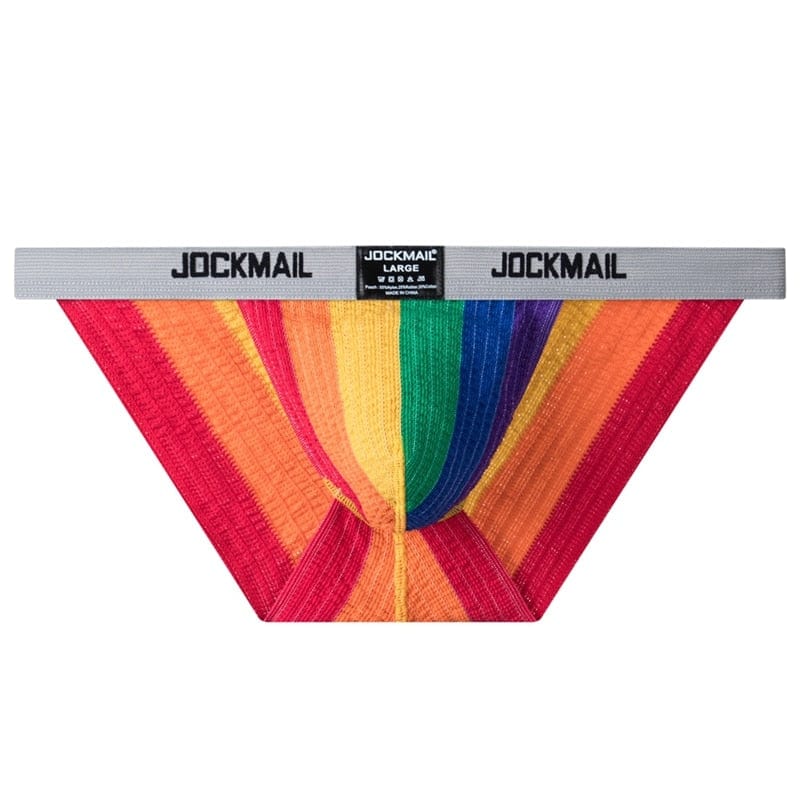 Rainbow Tanga Briefs | dmunderwear detail image 2