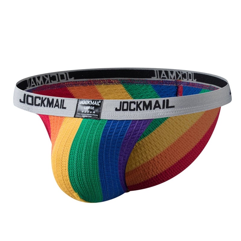 Rainbow Tanga Briefs | dmunderwear detail image 4