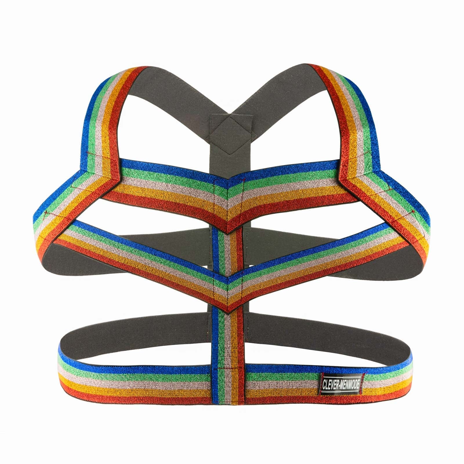 Rainbow V-Strap Harness | dmunderwear variant image