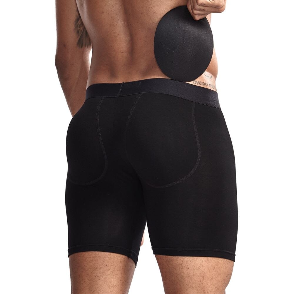 Rear Padded Boxer Briefs | dmunderwear detail image 10