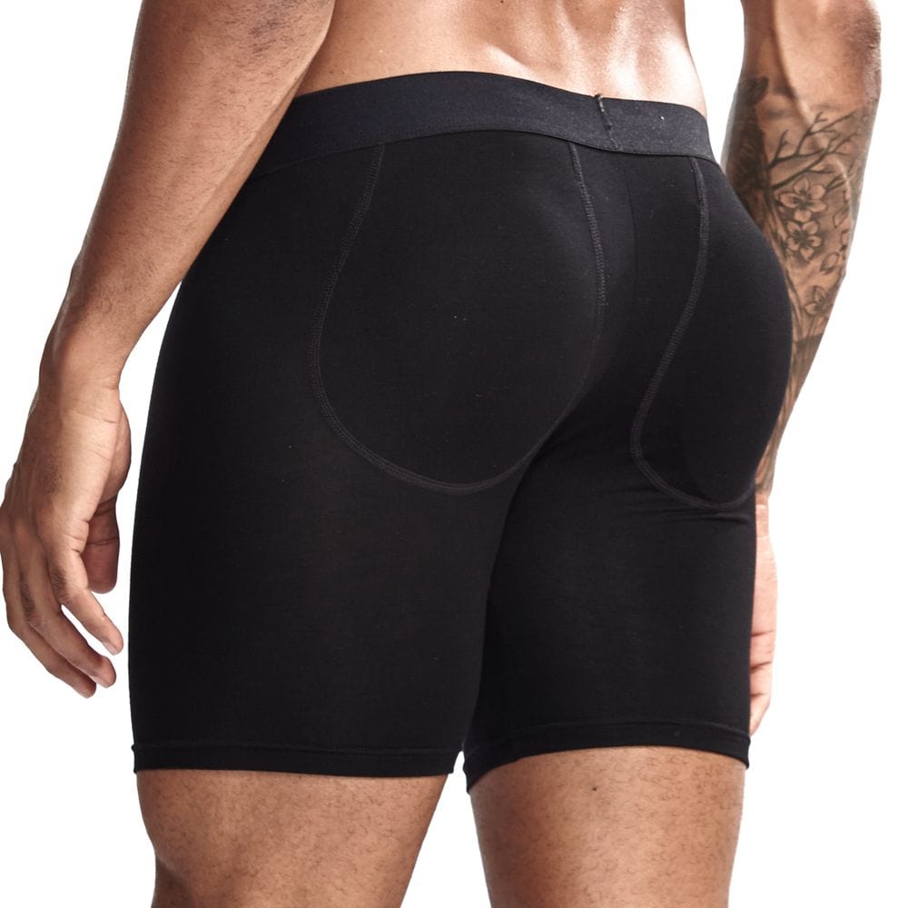 Rear Padded Boxer Briefs | dmunderwear detail image 6