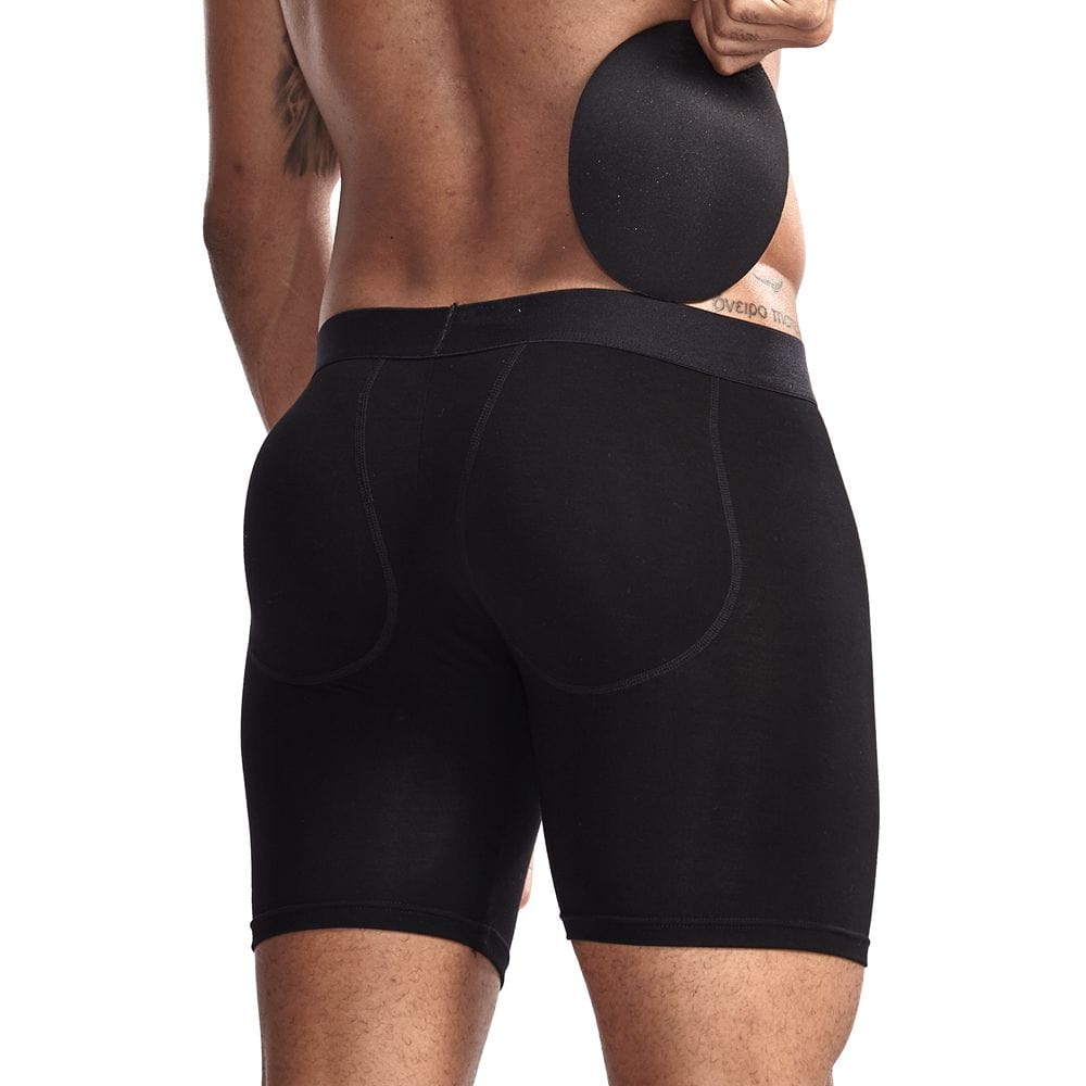 Rear Padded Boxer Briefs | dmunderwear detail image 8