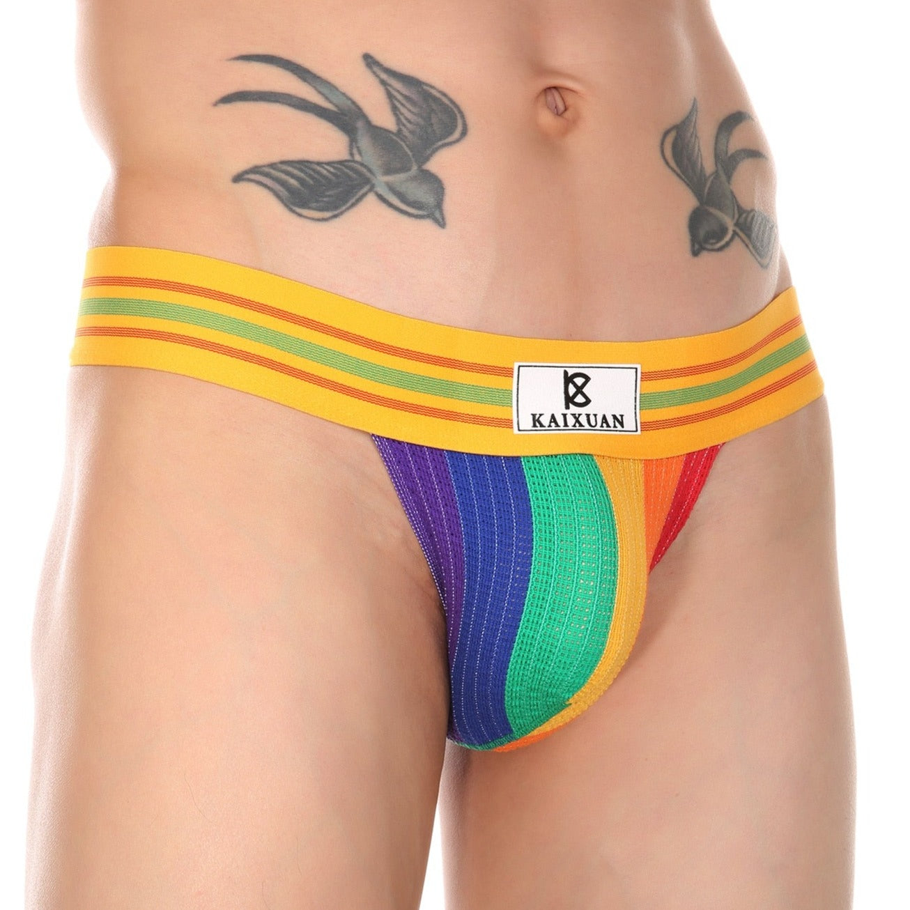 Ribbed Sport Tanga Briefs | dmunderwear detail image 3