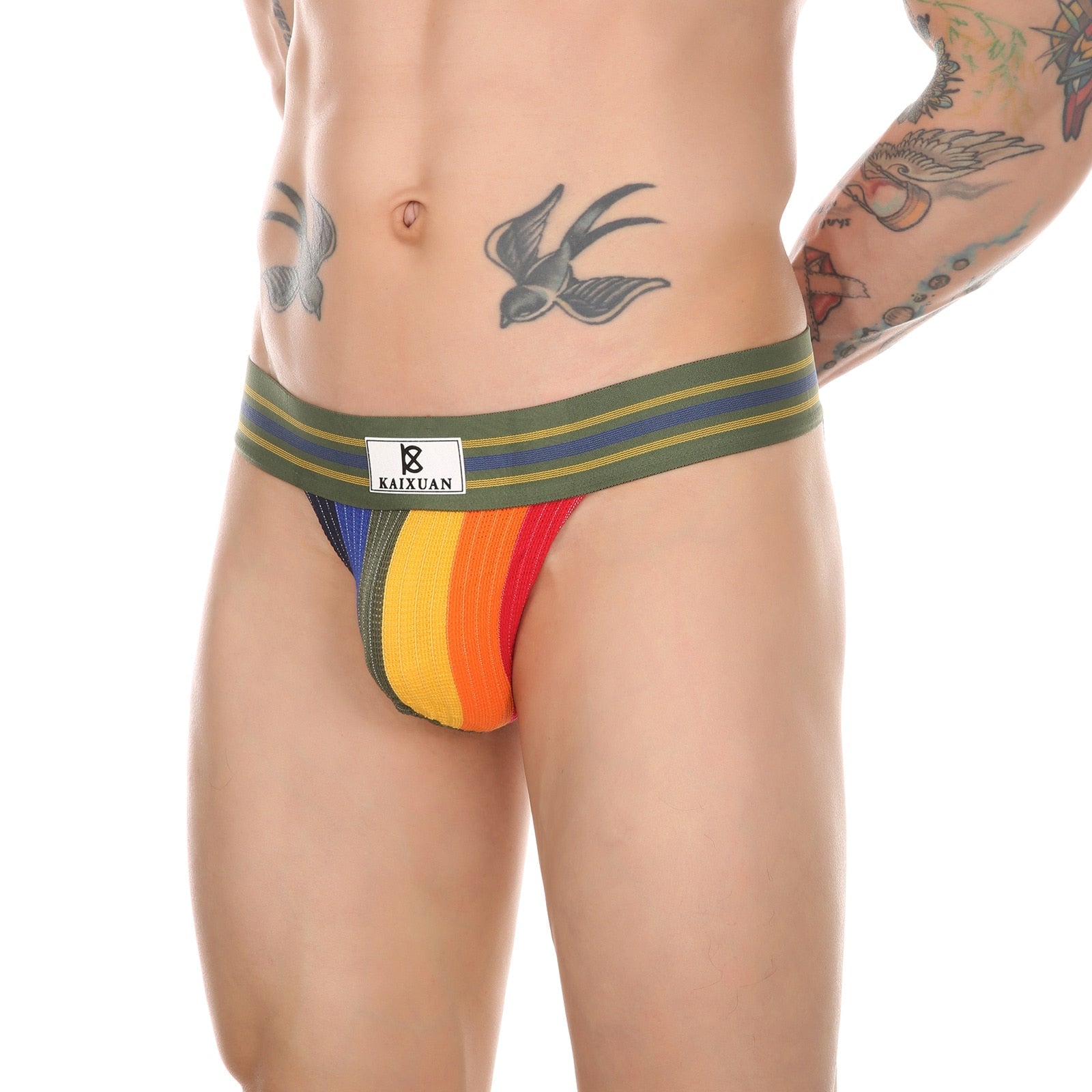 Ribbed Sport Tanga Briefs | dmunderwear detail image 7