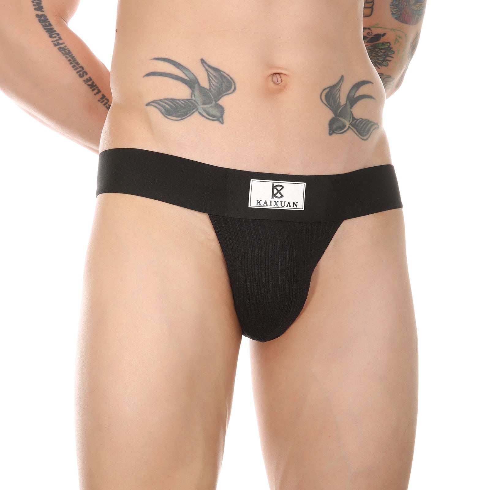 Ribbed Sport Tanga Briefs | dmunderwear detail image 9