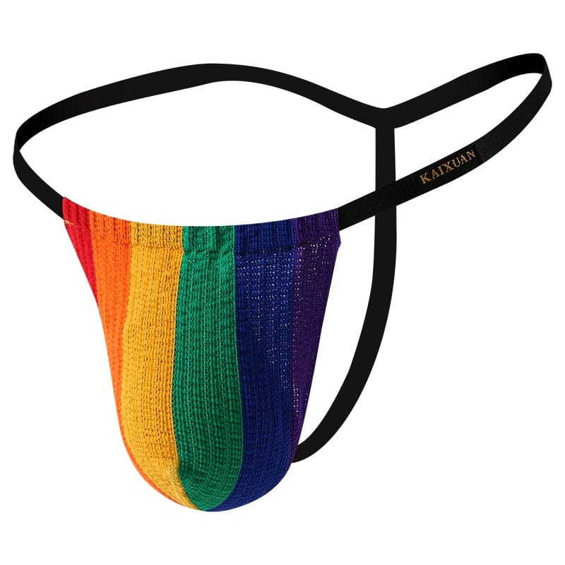 Ribbed Striped Sport G-String | dmunderwear detail image 3