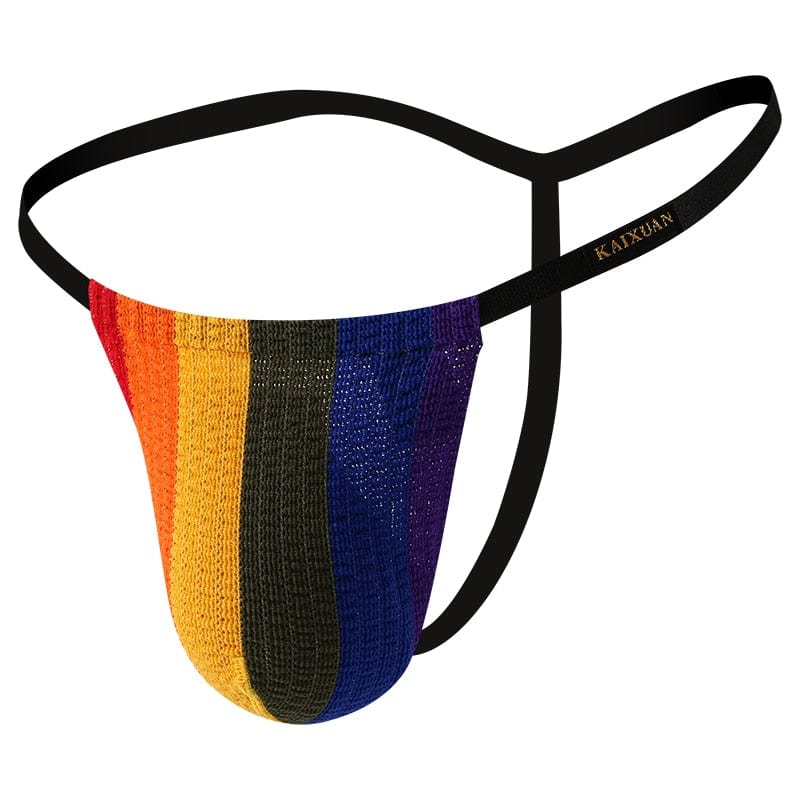 Ribbed Striped Sport G-String | dmunderwear detail image 6