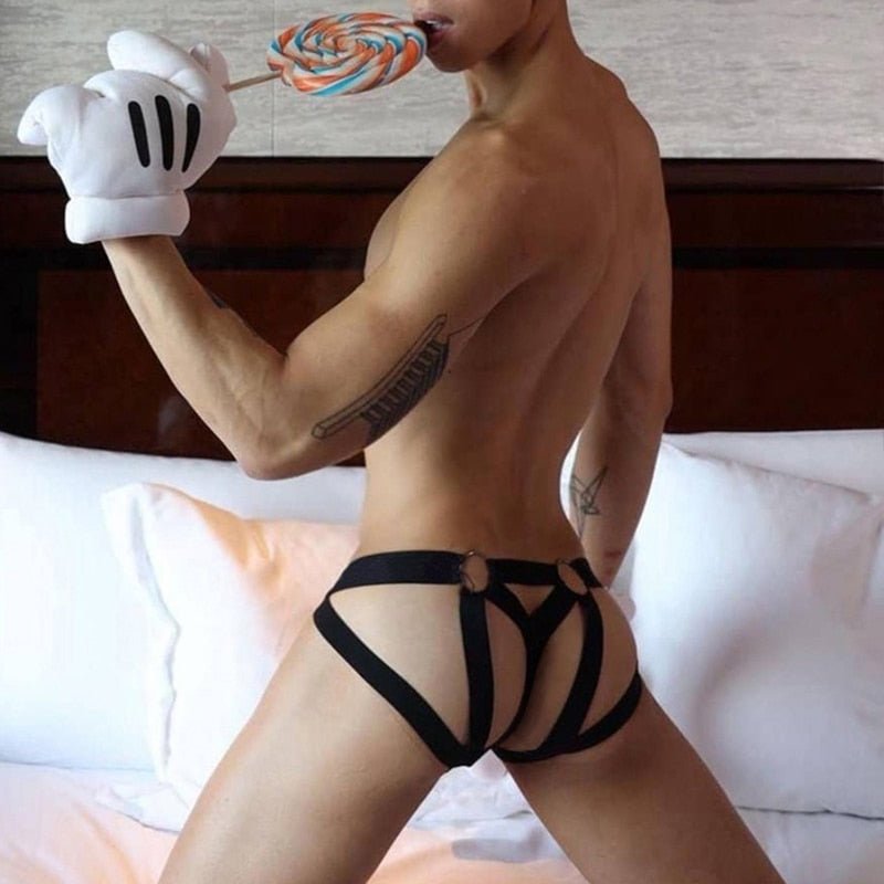 Ringed Show Off Briefs | dmunderwear variant image