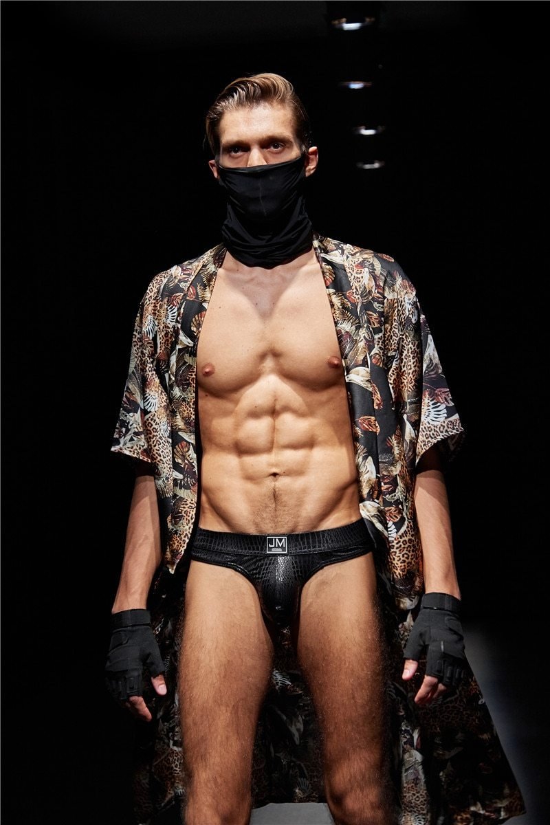 ORVLS Scale Metallic Thong | dmunderwear detail image 7