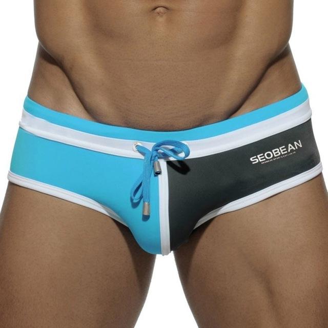 Seobean Two-toned Laced Swim Briefs | dmunderwear detail image 4