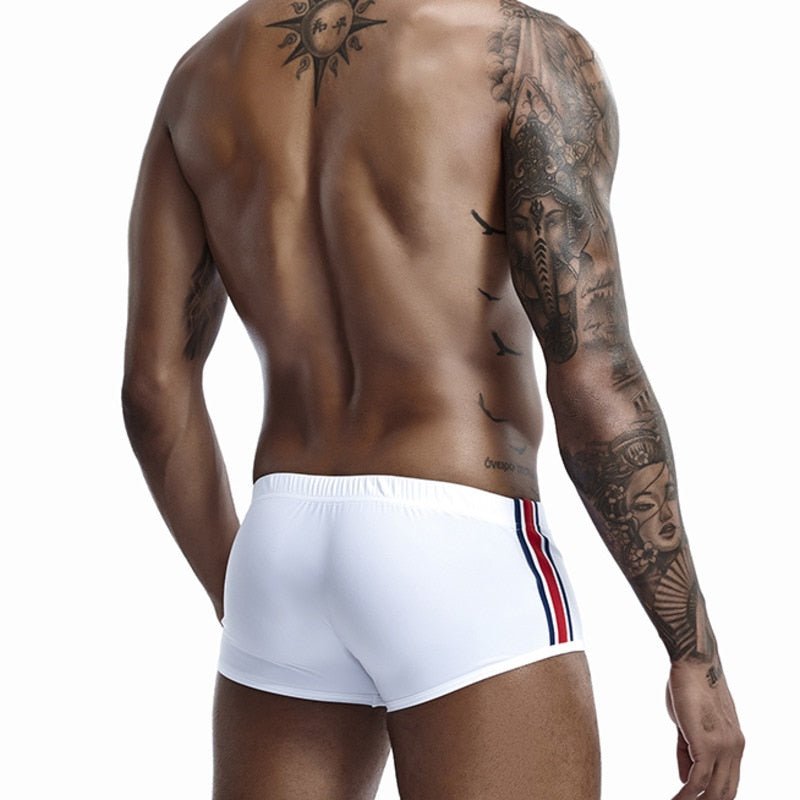Seobean Bold Stripe Swim Trunks | dmunderwear detail image 11