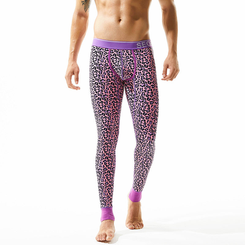 Seobean Funky Leopard Thermal Leggings / Underwear | dmunderwear detail image 14