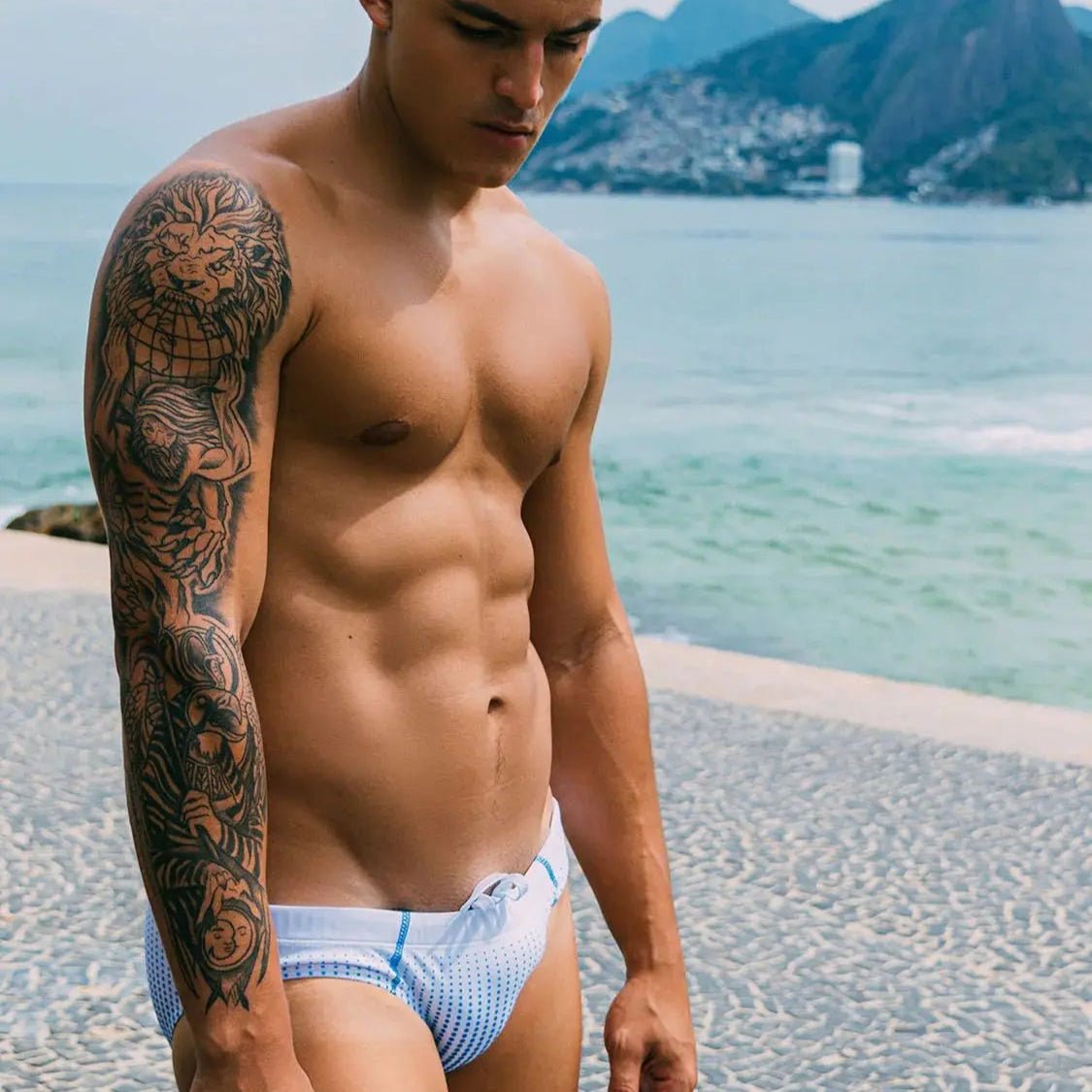 Seobean Gradient Swim Briefs | dmunderwear variant image