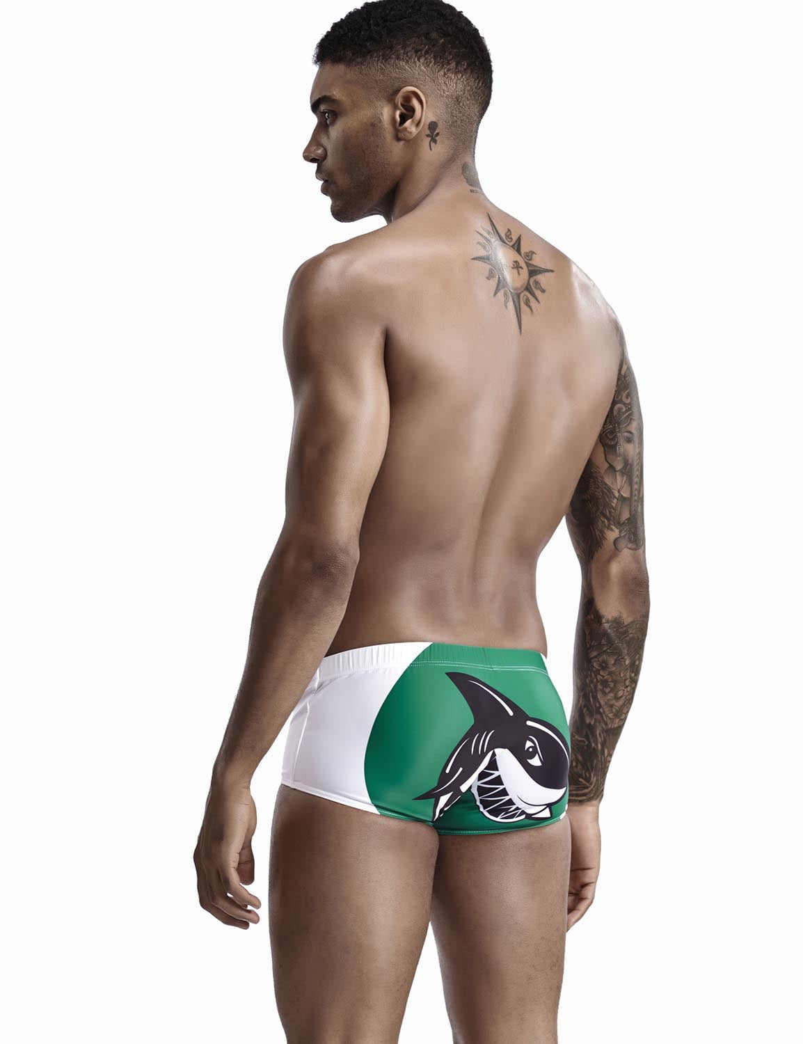 Low Rise Boxer Brief "Shark" Swimwear 90808 | dmunderwear detail image 8