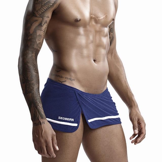 Seobean Running Shorts with Hidden Briefs | dmunderwear detail image 3